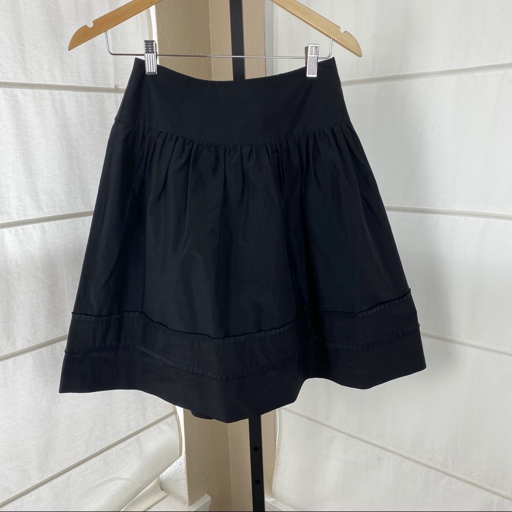 Lilly Pulitzer Vintage White Label Black A-Line Skirt